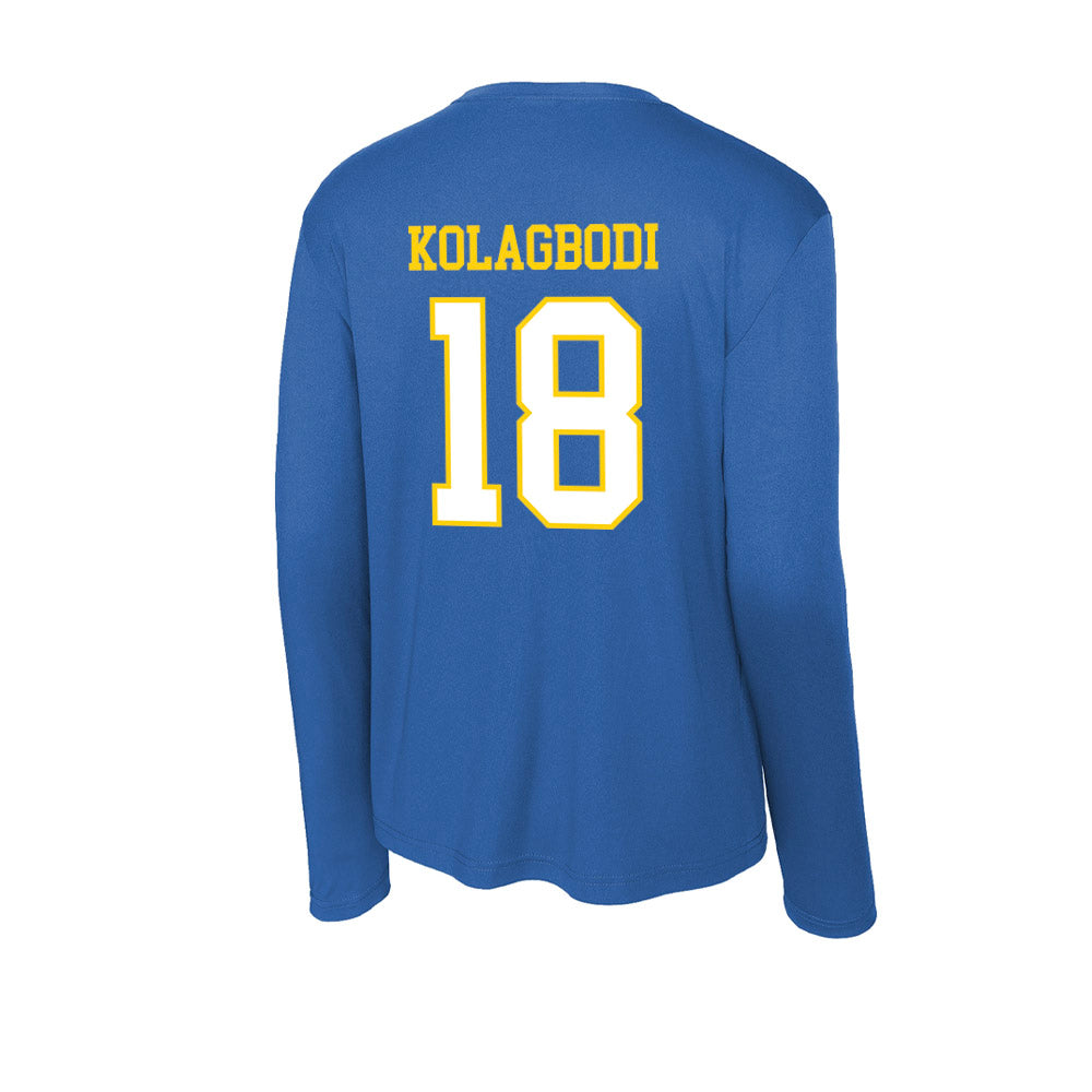 Delaware - NCAA Football : Jamarion Kolagbodi - Activewear Long Sleeve T-Shirt-1