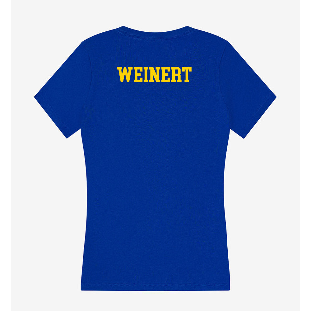 Delaware - NCAA Women's Track & Field : Samantha Weinert - Women's V-Neck T-Shirt-1