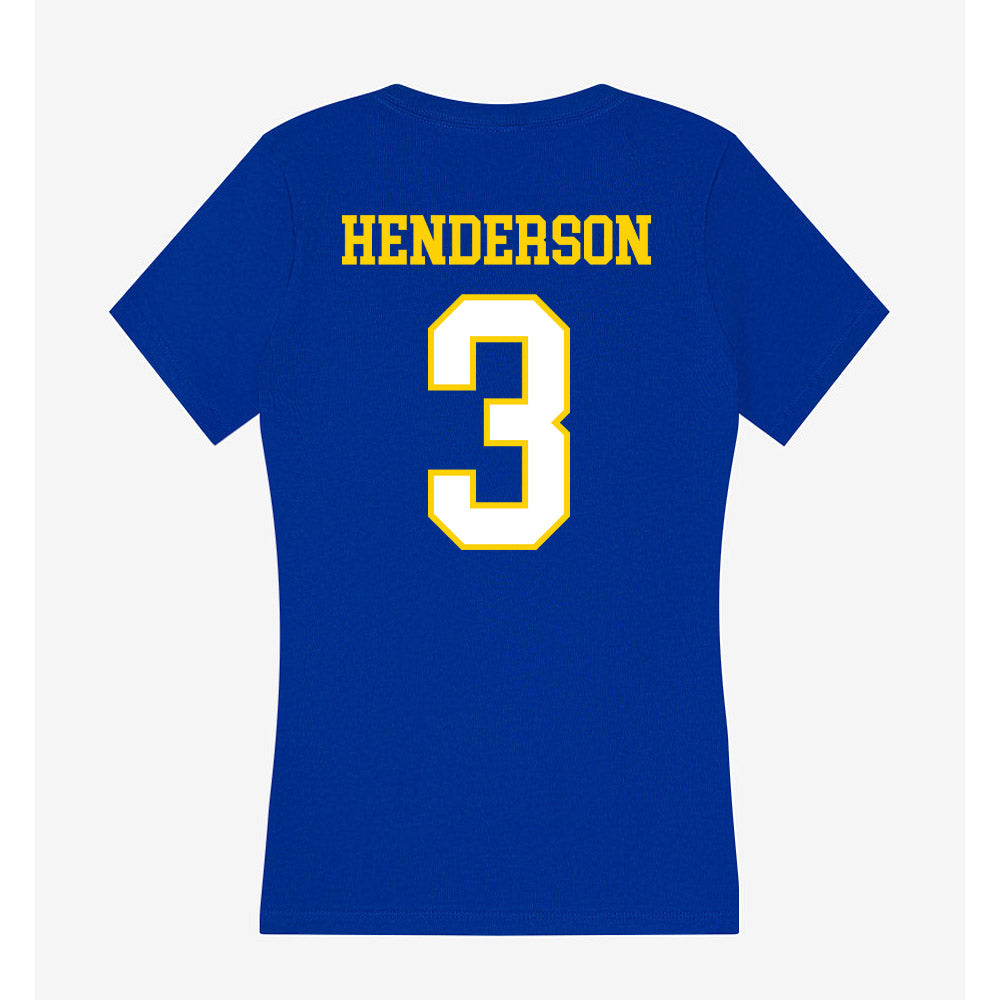 Delaware - NCAA Softball : Jordyn Henderson - Women's V-Neck T-Shirt-1