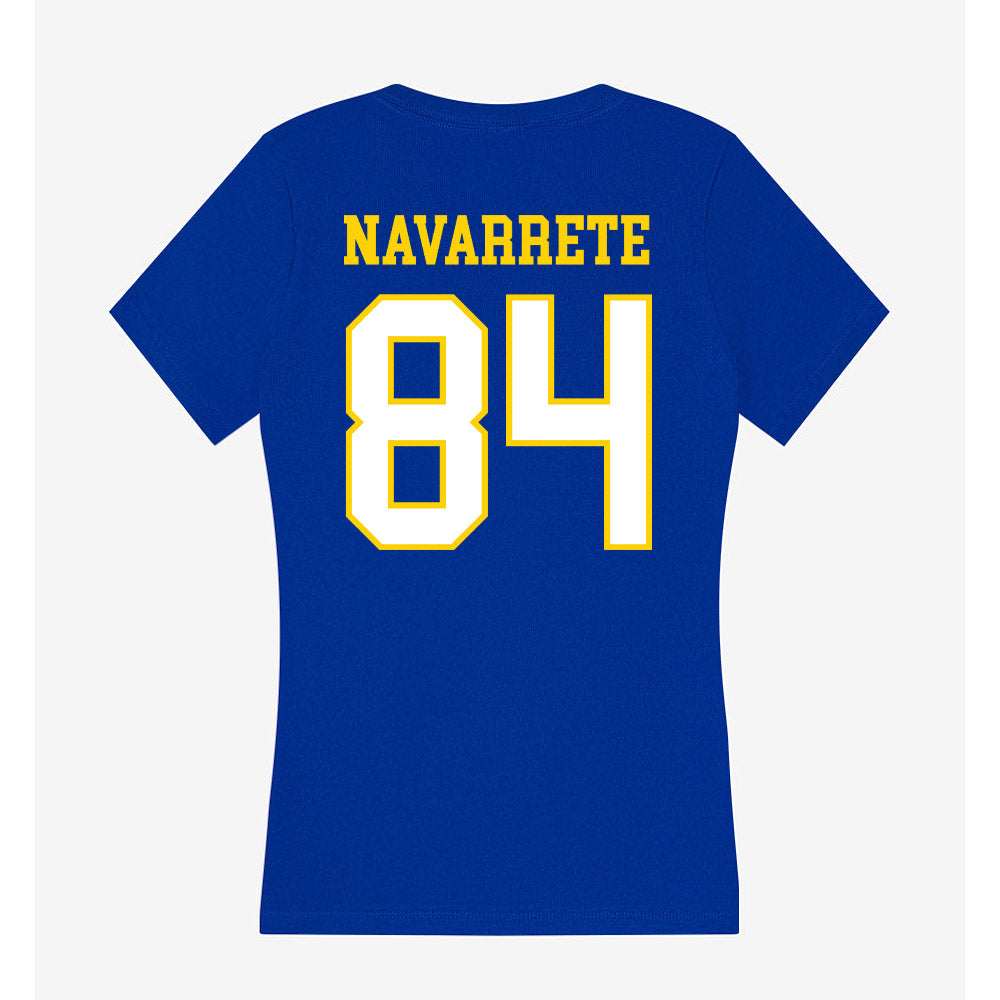 Delaware - NCAA Football : Ashton Navarrete - Women's V-Neck T-Shirt-1
