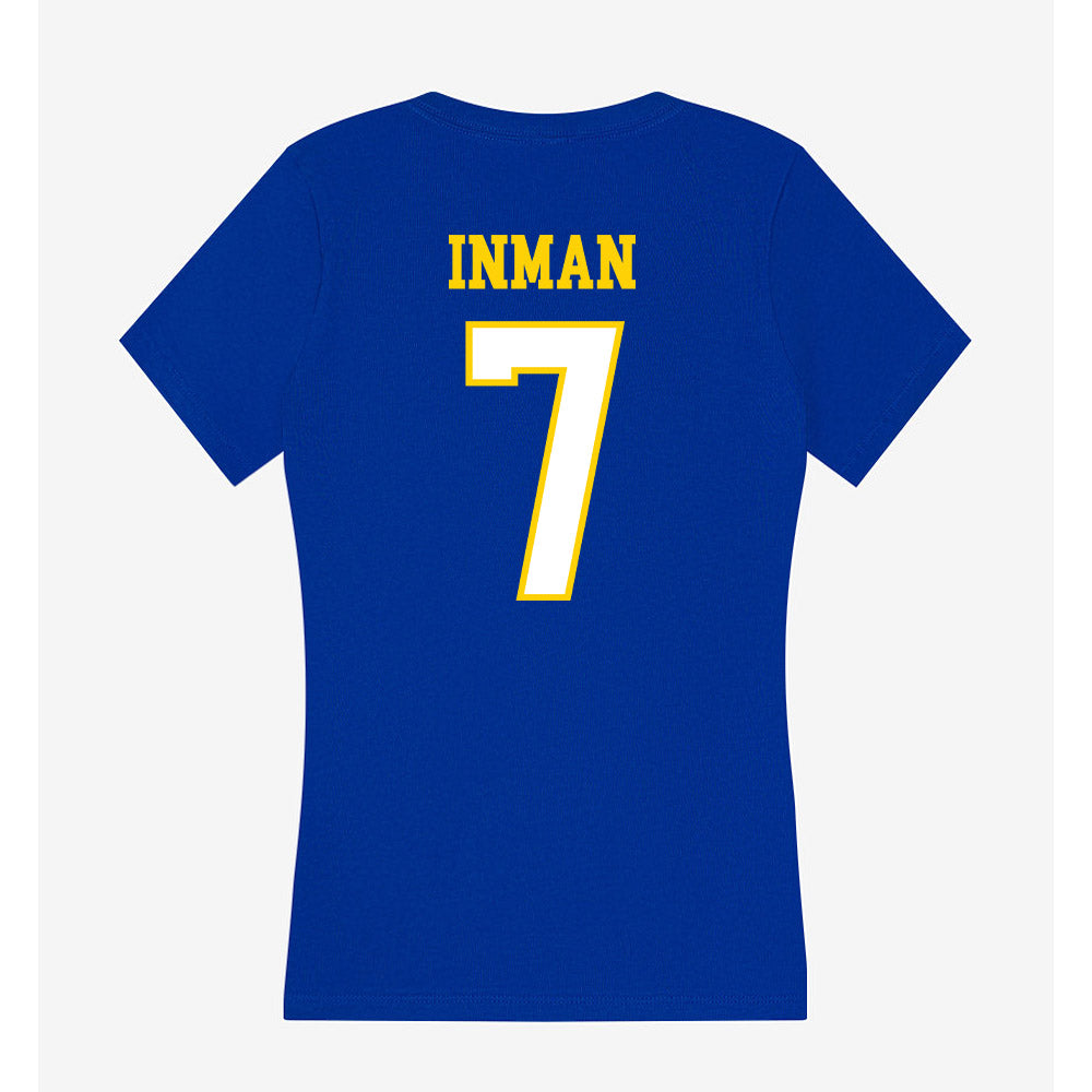 Delaware - NCAA Women's Volleyball : Kennedi Inman - Women's V-Neck T-Shirt-1