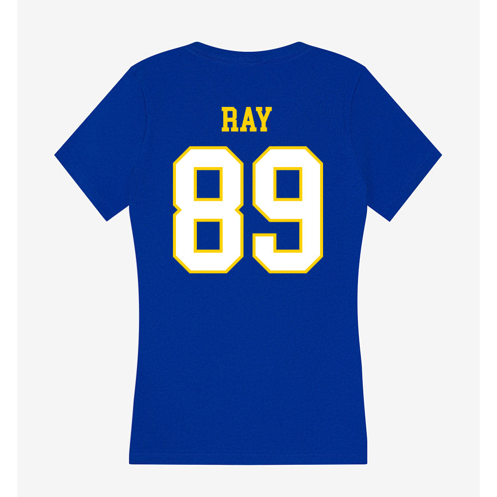 Delaware - NCAA Football : Nate Ray - Women's V-Neck T-Shirt-1