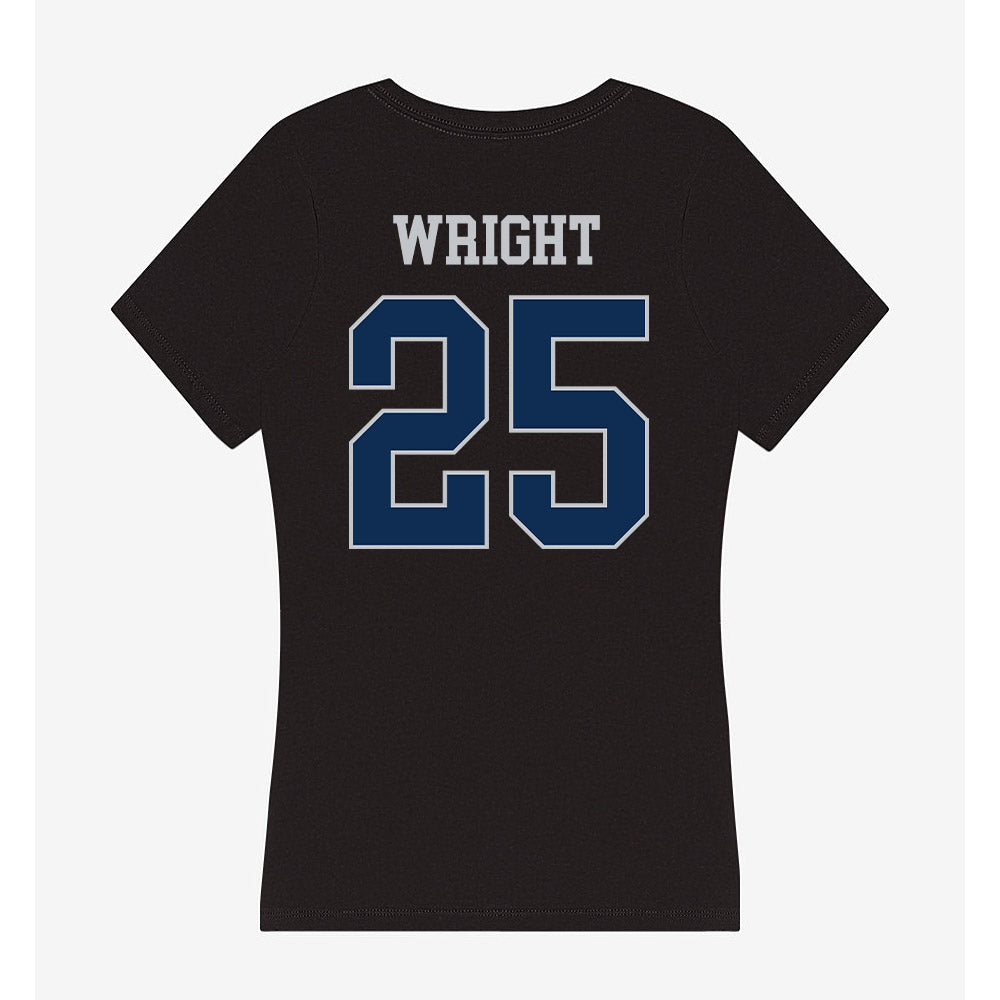 FAU - NCAA Football : Michael Wright - Women's V-Neck T-Shirt-1