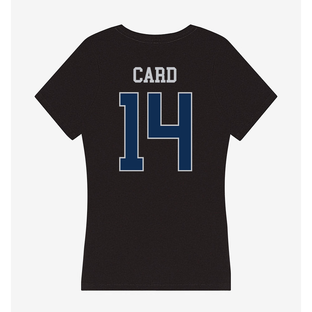 FAU - NCAA Football : Jade Card - Women's V-Neck T-Shirt-1