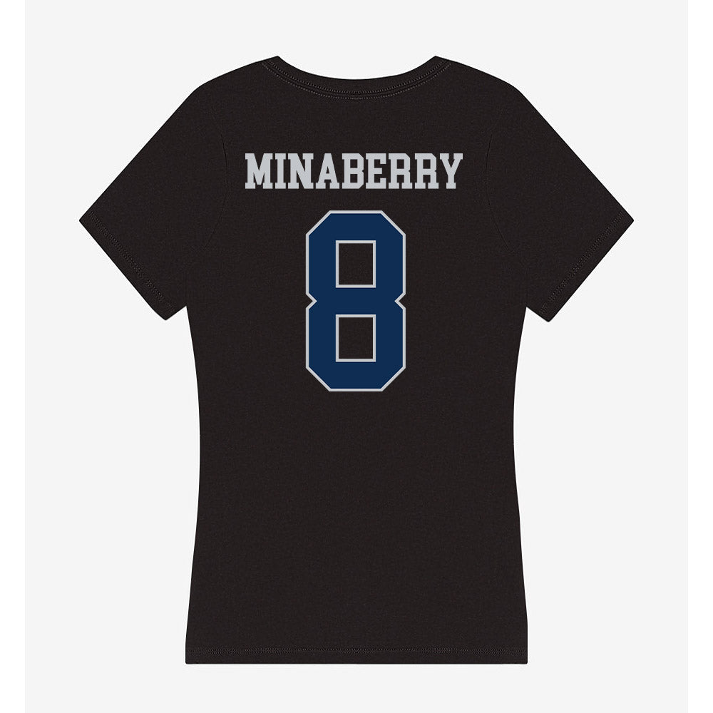 FAU - NCAA Baseball : Justin Minaberry - Women's V-Neck T-Shirt-1