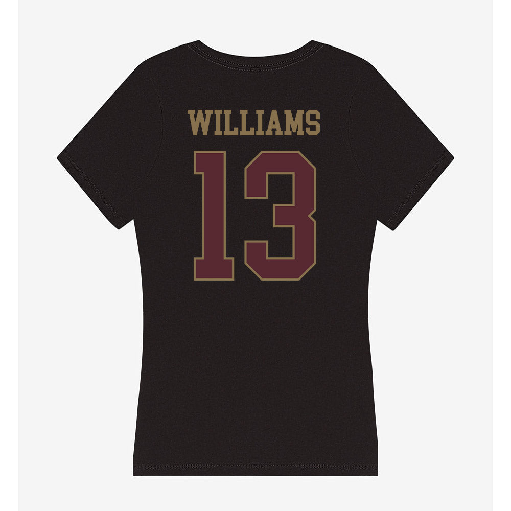 Texas State - NCAA Softball : Keely Williams - Women's V-Neck T-Shirt-1