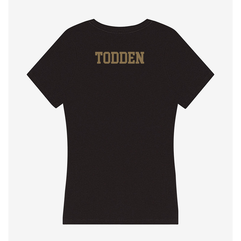 Texas State - NCAA Men's Track & Field : Jake Todden - Women's V-Neck T-Shirt-1