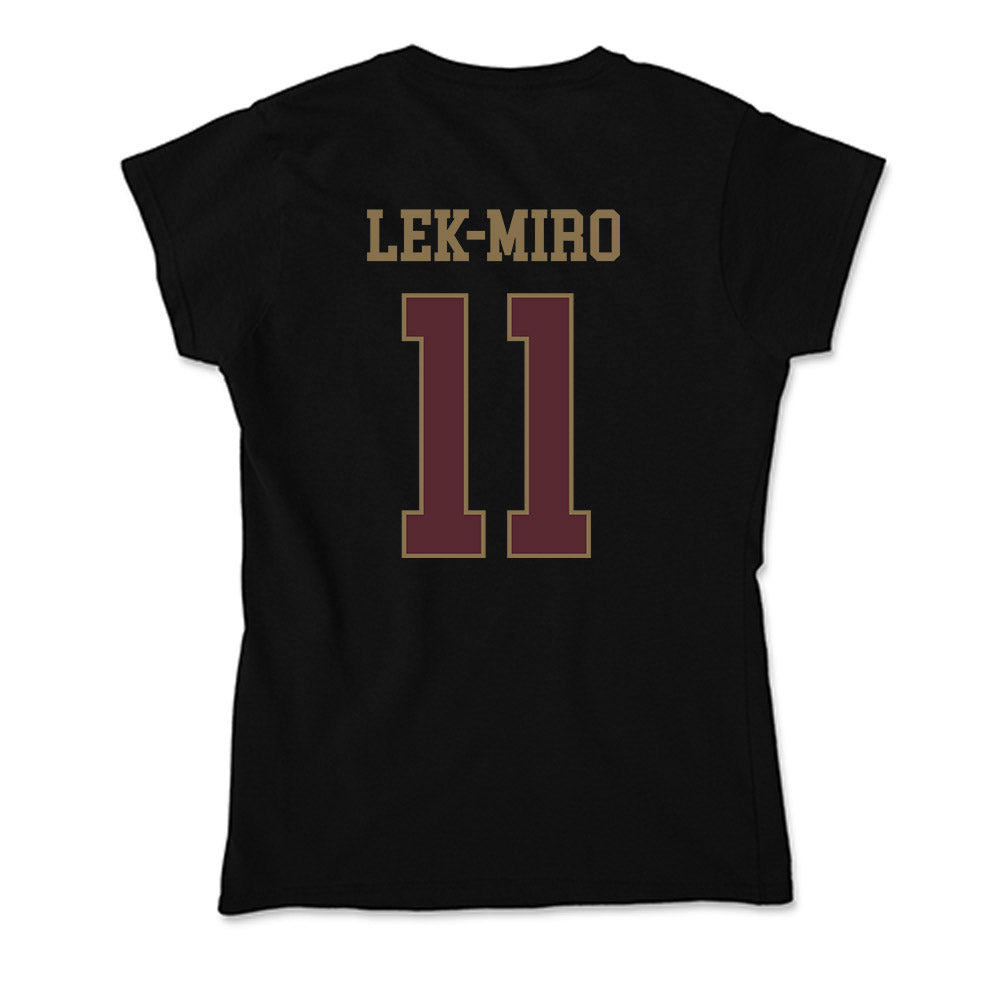 Texas State - NCAA Women's Soccer : Marivic Lek-Miro - Soft Style Women’s T-Shirt-1