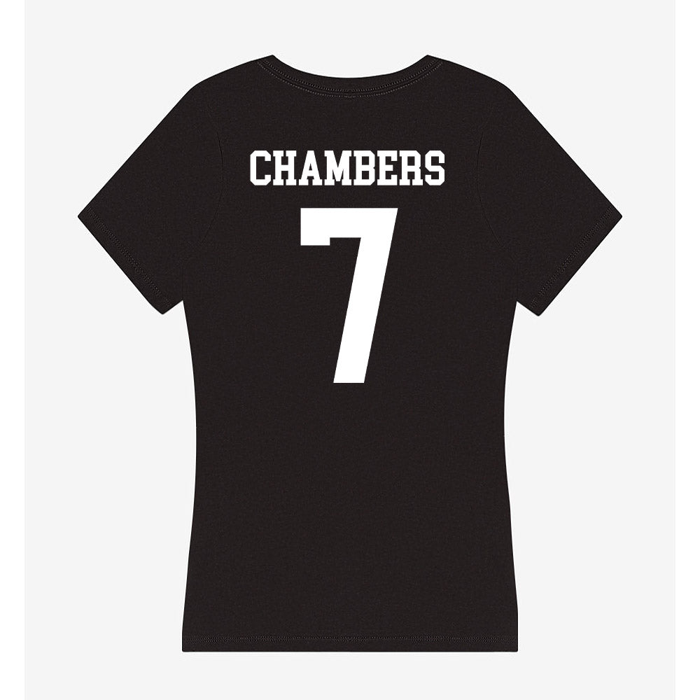 UNC Charlotte - NCAA Women's Soccer : Cam Chambers - Women's V-Neck T-Shirt-1