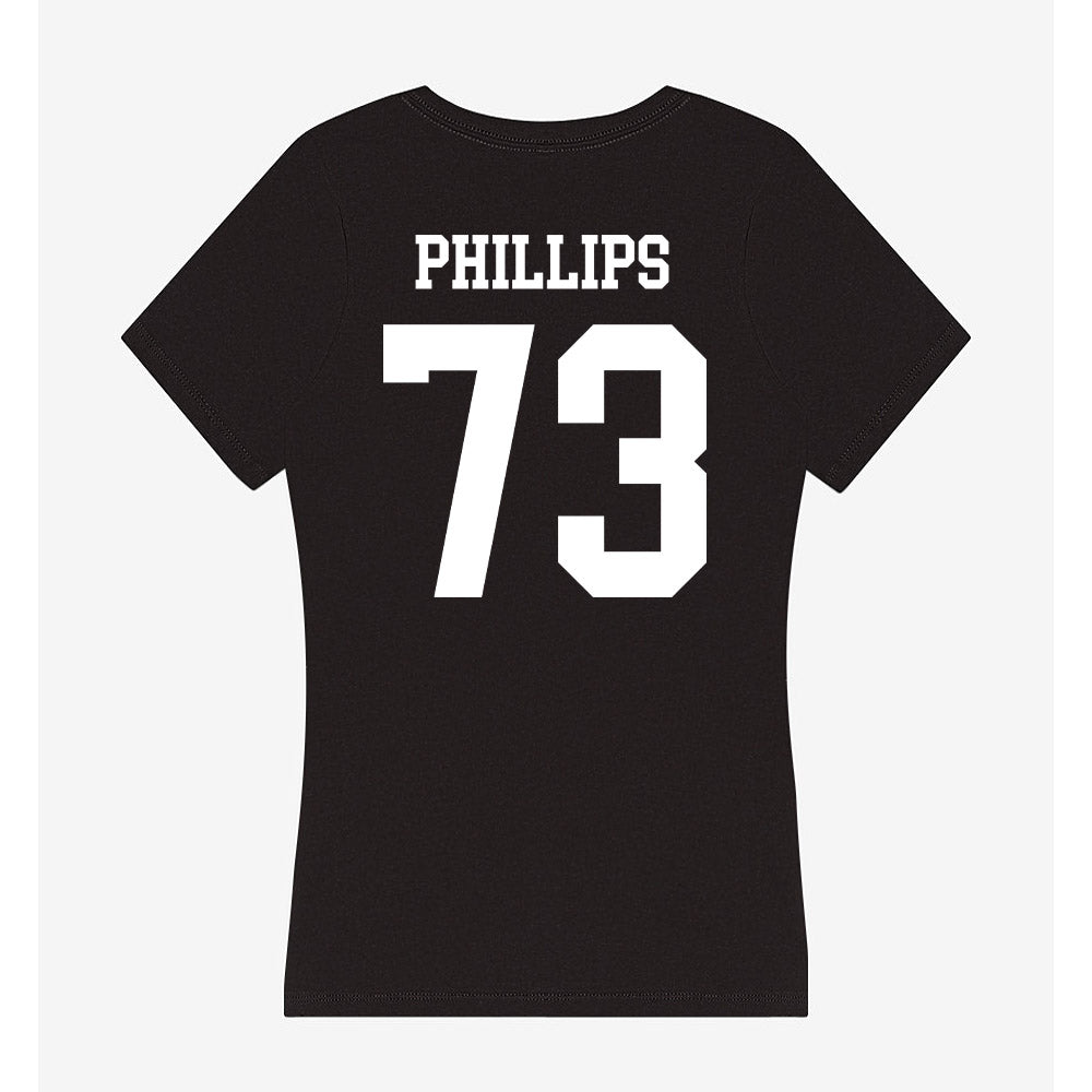 UNC Charlotte - NCAA Football : Daniel Phillips - Women's V-Neck T-Shirt-1