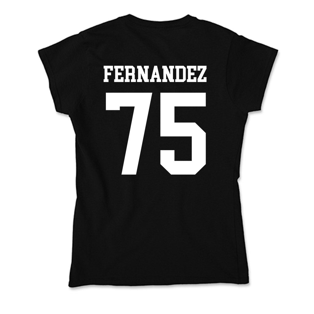 UNC Charlotte - NCAA Football : Kristos Fernandez - Soft Style Women’s T-Shirt-1