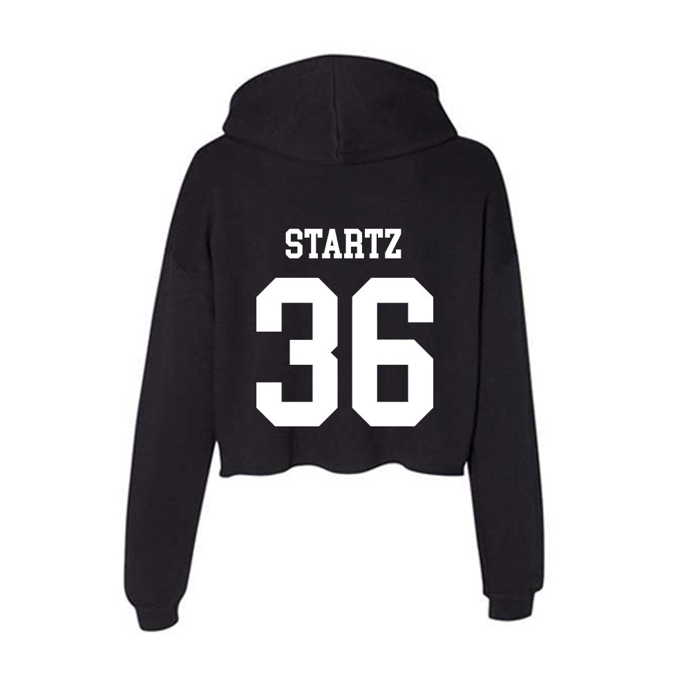 UNC Charlotte - NCAA Football : Parker Startz - Women's Crop Fleece Hoodie-1