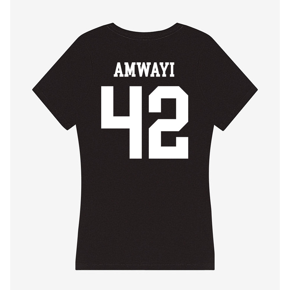 OKBU - NCAA Football : Bradley Amwayi - Women's V-Neck T-Shirt-1
