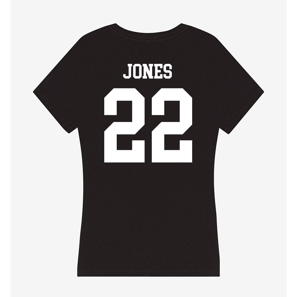 OKBU - NCAA Women's Basketball : Brianna Jones - Women's V-Neck T-Shirt-1