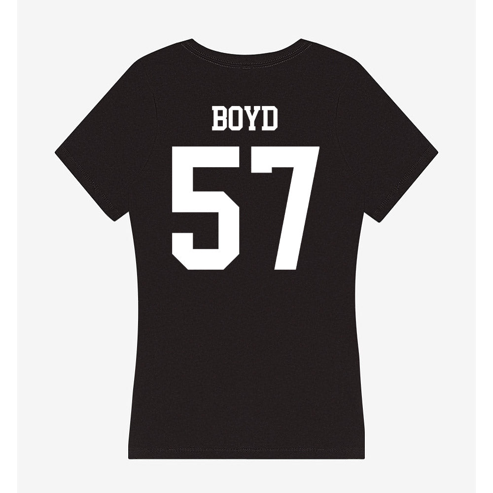 OKBU - NCAA Football : Carter Boyd - Women's V-Neck T-Shirt-1