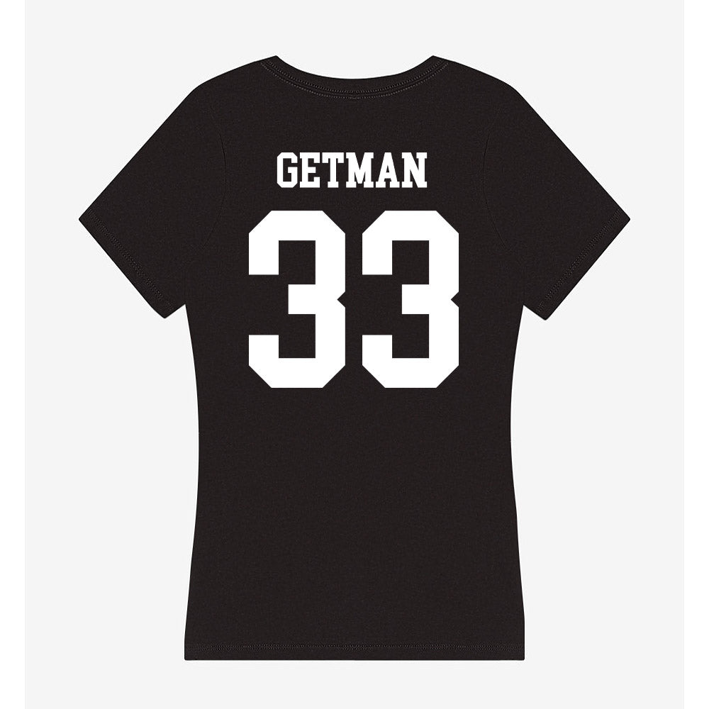 OKBU - NCAA Women's Basketball : Jaedyn Getman - Women's V-Neck T-Shirt-1