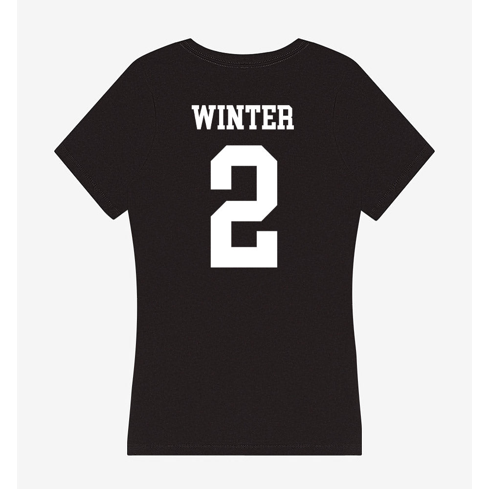 OKBU - NCAA Football : Eli Winter - Women's V-Neck T-Shirt-1