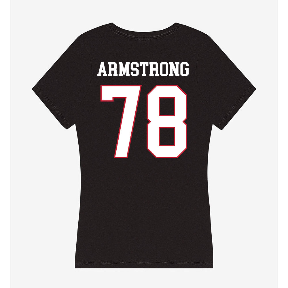 Miami of Ohio - NCAA Football : Devontae Armstrong - Women's V-Neck T-Shirt-1
