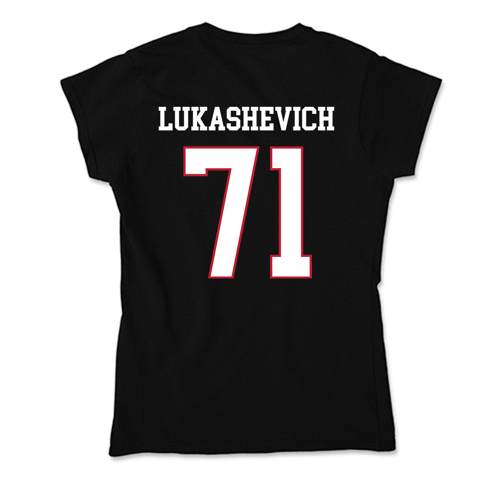 Miami of Ohio - NCAA Men's Ice Hockey : Vladislav Lukashevich - Soft Style Women’s T-Shirt-1