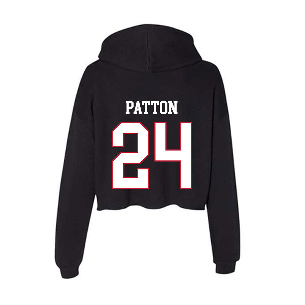 Miami of Ohio - NCAA Softball : Madie Patton - Women's Crop Fleece Hoodie-1