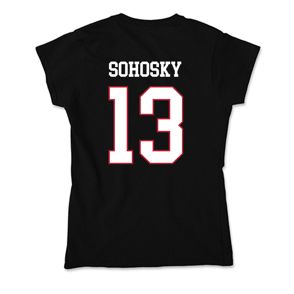 Miami of Ohio - NCAA Baseball : Zac Sohosky - Soft Style Women’s T-Shirt-1