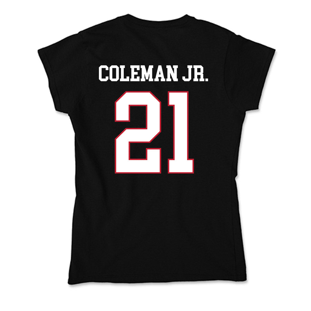 Miami of Ohio - NCAA Football : Toney Coleman Jr. - Soft Style Women’s T-Shirt-1