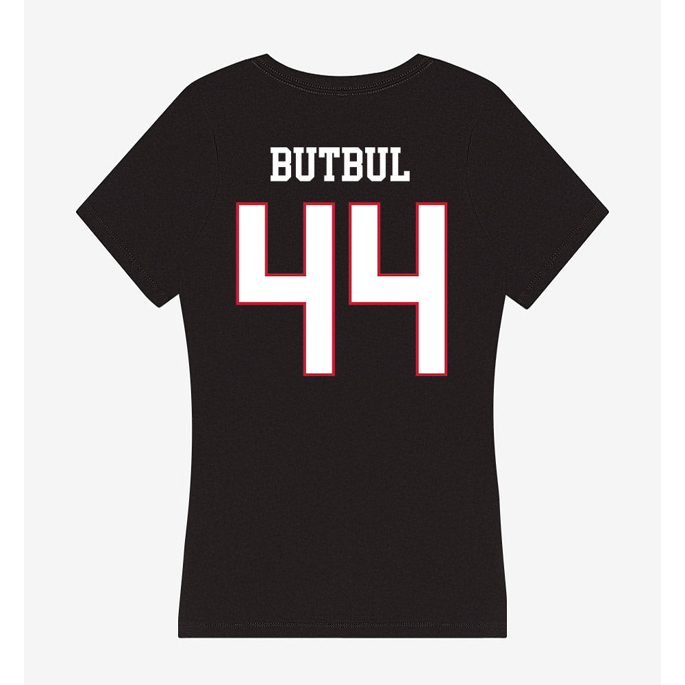 Miami of Ohio - NCAA Football : Noam Butbul - Women's V-Neck T-Shirt-1