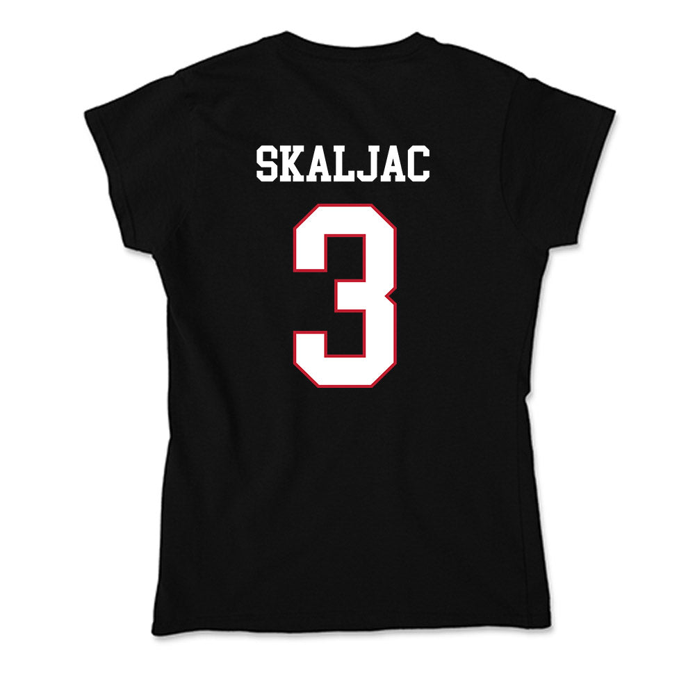 Miami of Ohio - NCAA Men's Basketball : Luke Skaljac - Soft Style Women’s T-Shirt-1
