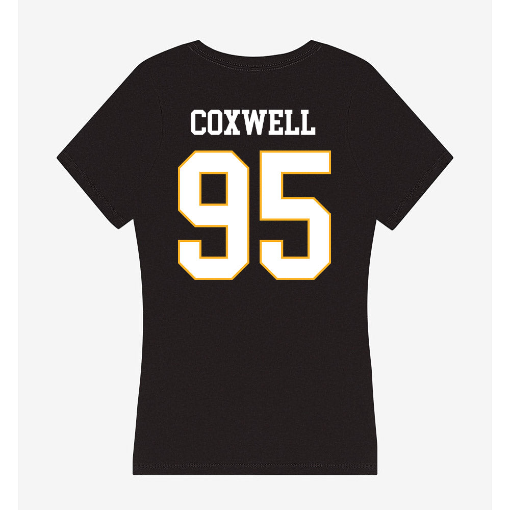 Kennesaw - NCAA Football : Connor Coxwell - Women's V-Neck T-Shirt-1