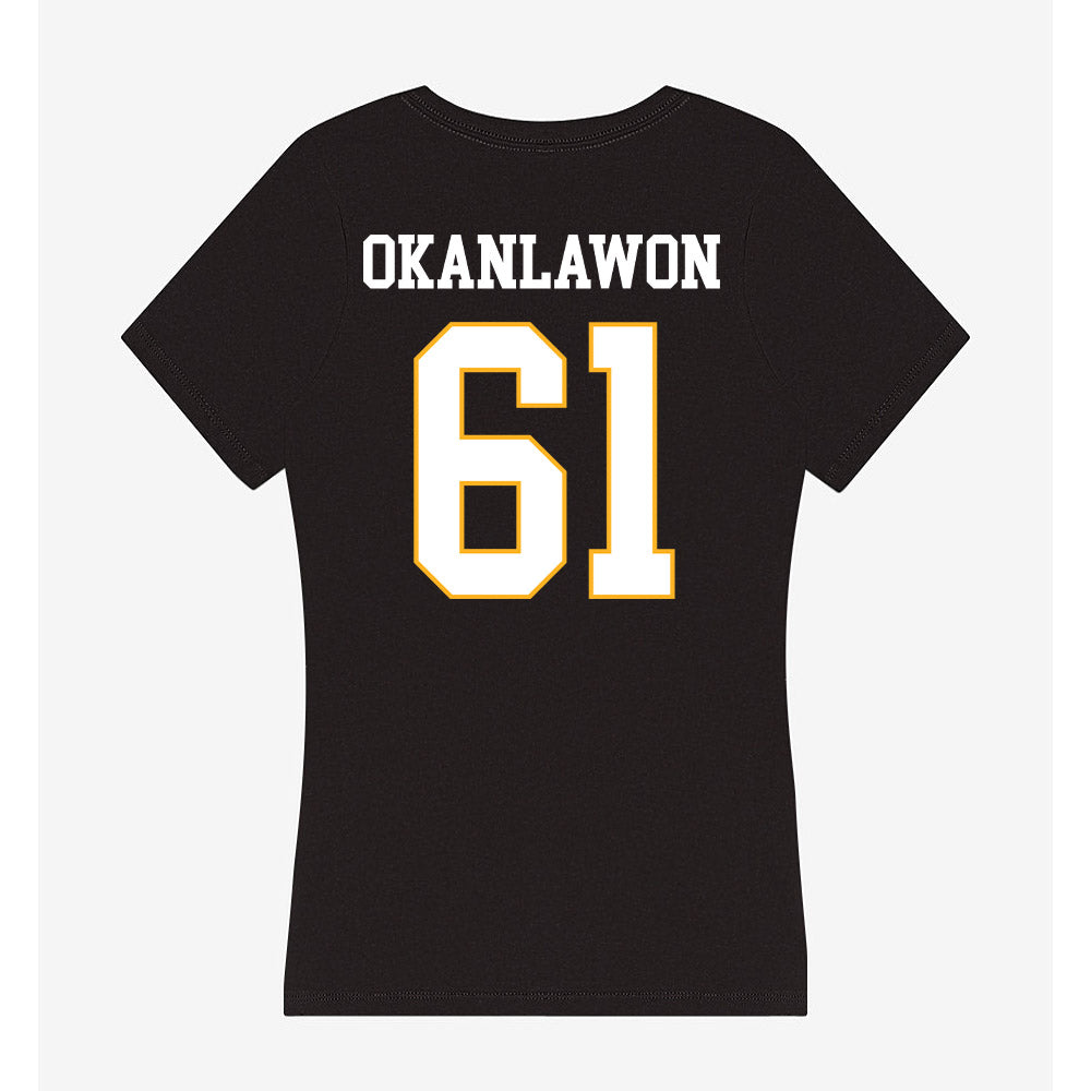 Kennesaw - NCAA Football : Yusuf Okanlawon - Women's V-Neck T-Shirt-1