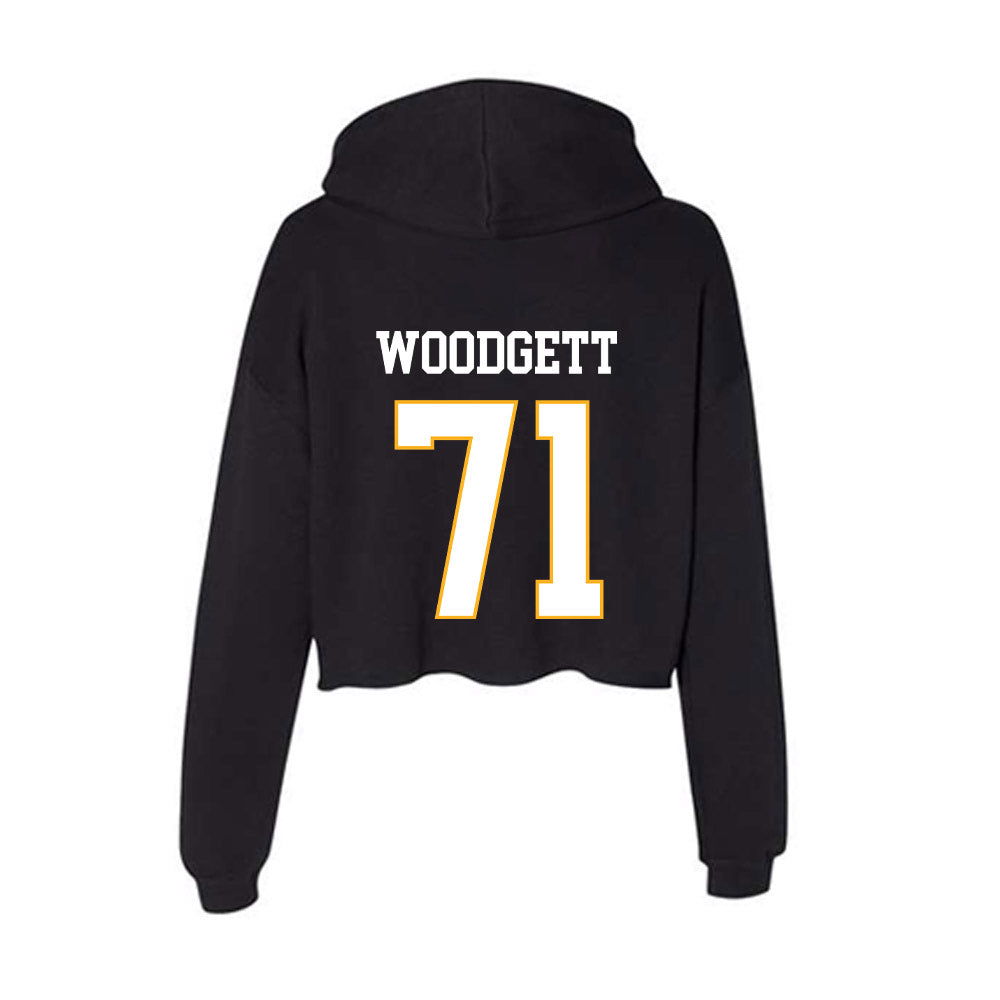 Kennesaw - NCAA Football : ZaMario Woodgett - Women's Crop Fleece Hoodie-1