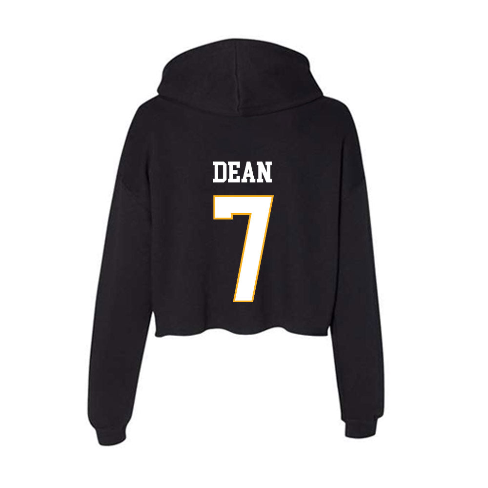 Kennesaw - NCAA Football : NaVelle Dean - Women's Crop Fleece Hooded Sweatshirt-1