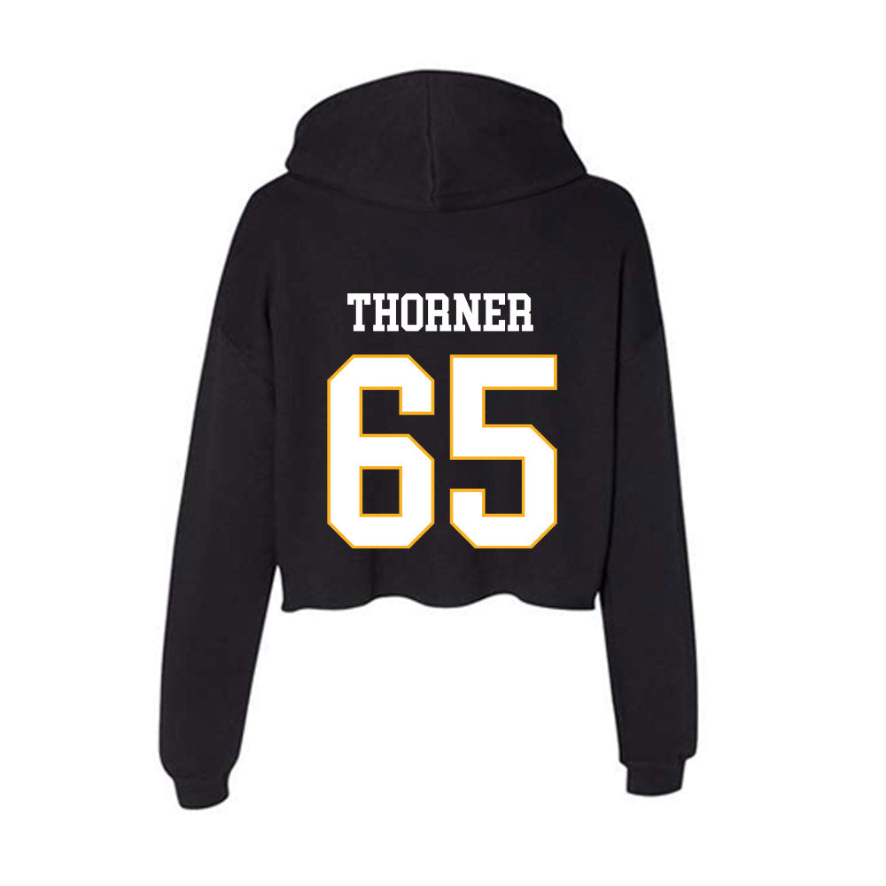Kennesaw - NCAA Football : Nicholas Thorner - Women's Crop Fleece Hooded Sweatshirt-1