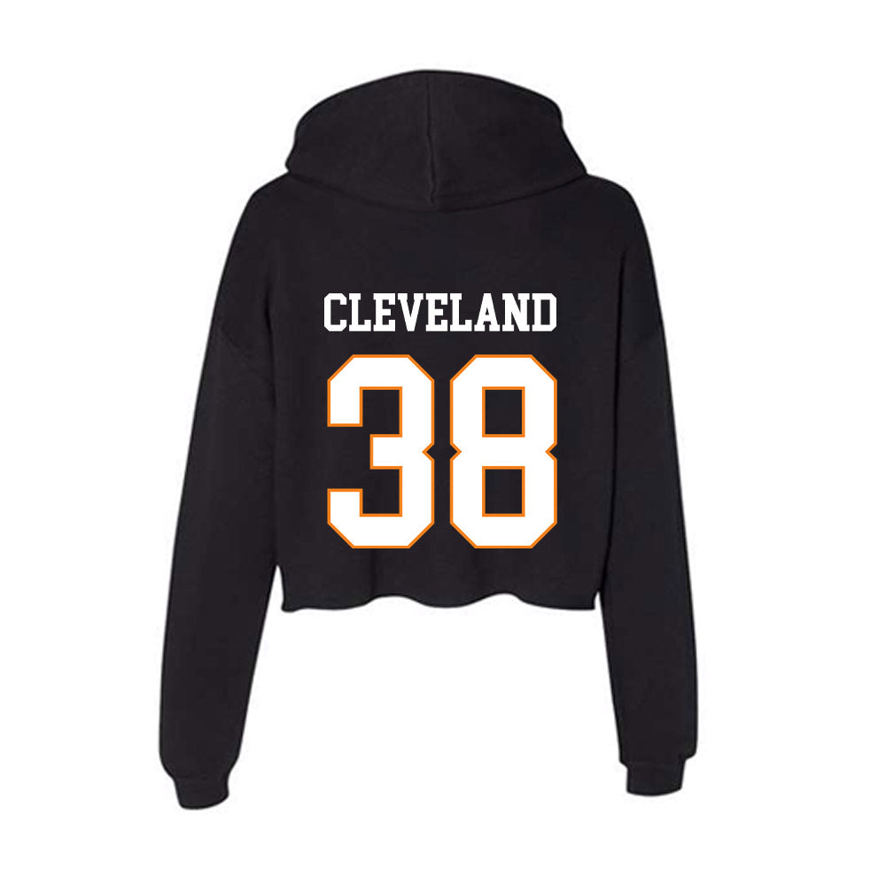 UT Martin - NCAA Baseball : Campbell Cleveland - Women's Crop Fleece Hoodie-1