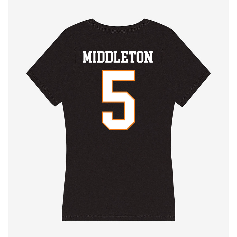 UT Martin - NCAA Women's Basketball : Sidni Middleton - Women's V-Neck T-Shirt-1