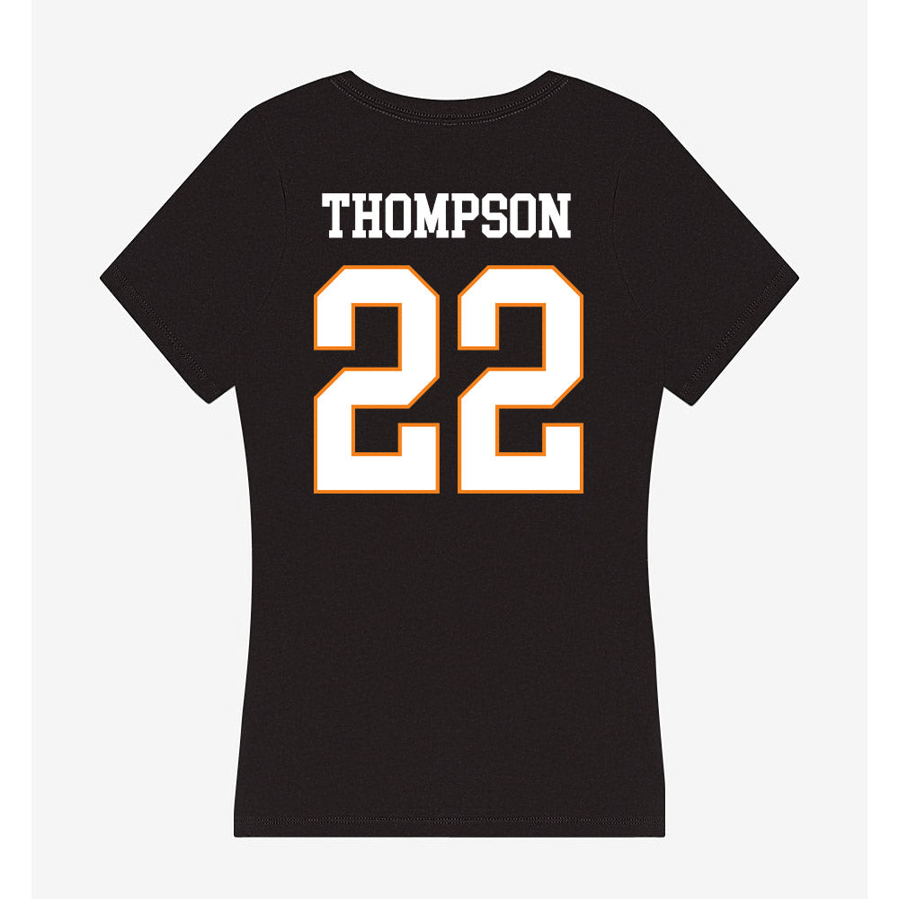 UT Martin - NCAA Women's Soccer : Kylee Thompson - Women's V-Neck T-Shirt-1