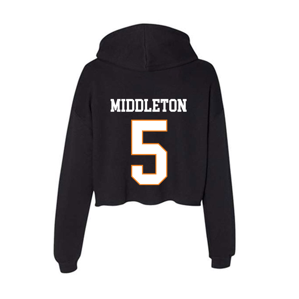 UT Martin - NCAA Women's Basketball : Sidni Middleton - Women's Crop Fleece Hoodie-1