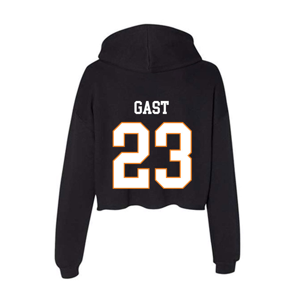 UT Martin - NCAA Baseball : Austin Gast - Women's Crop Fleece Hoodie-1