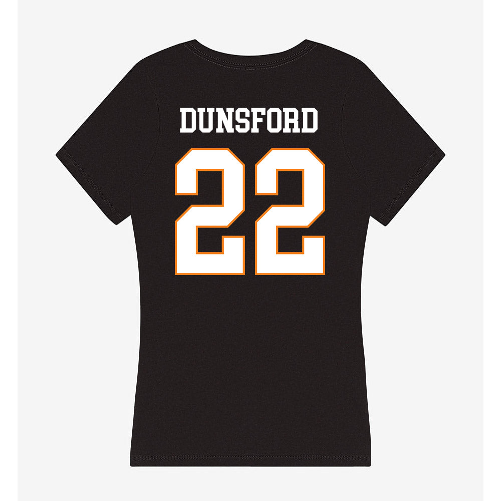 UT Martin - NCAA Baseball : TJ Dunsford - Women's V-Neck T-Shirt-1