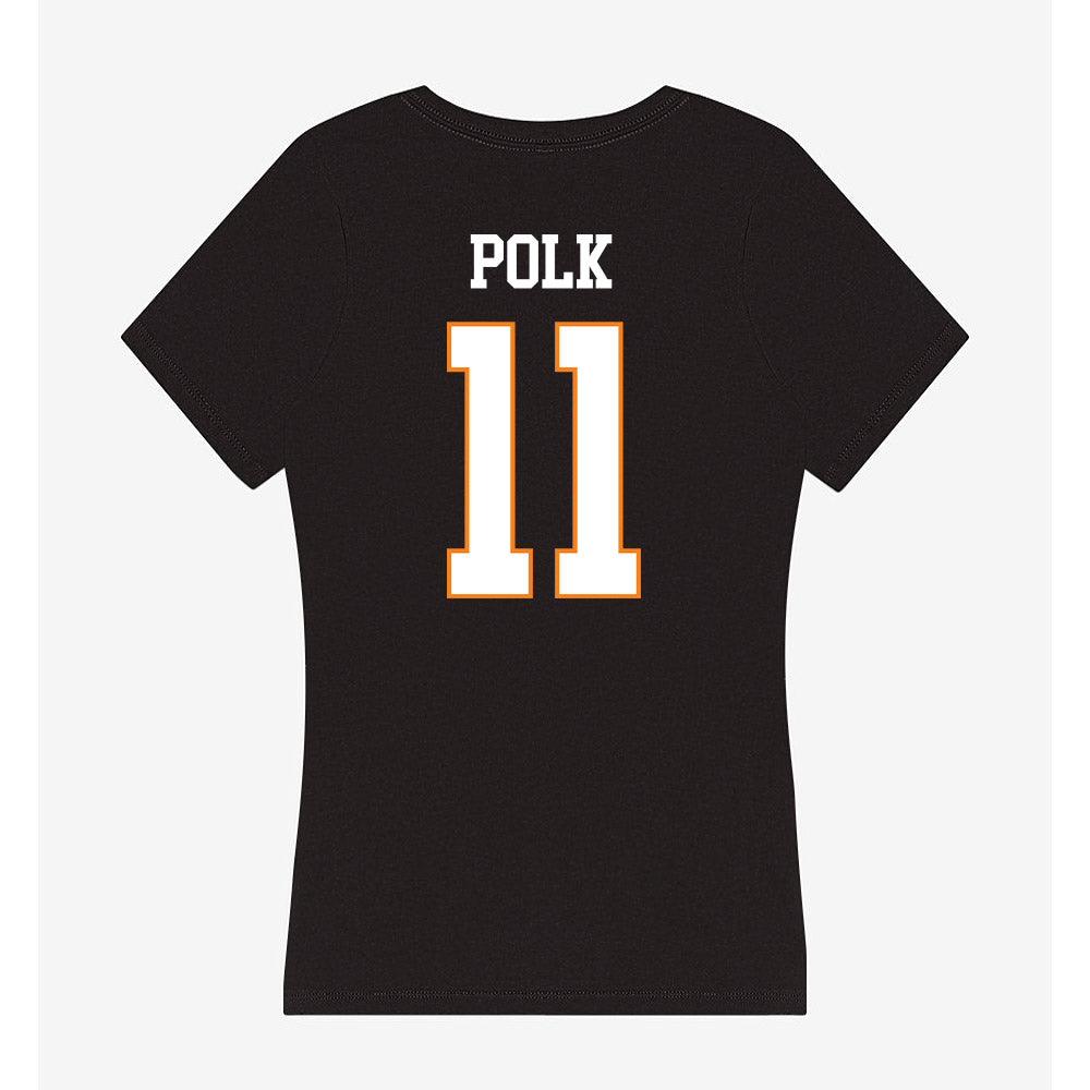 UT Martin - NCAA Softball : Maddie Polk - Women's V-Neck T-Shirt-1