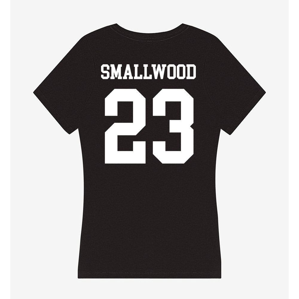 UAB - NCAA Women's Basketball : Cali Smallwood - Women's V-Neck T-Shirt-1