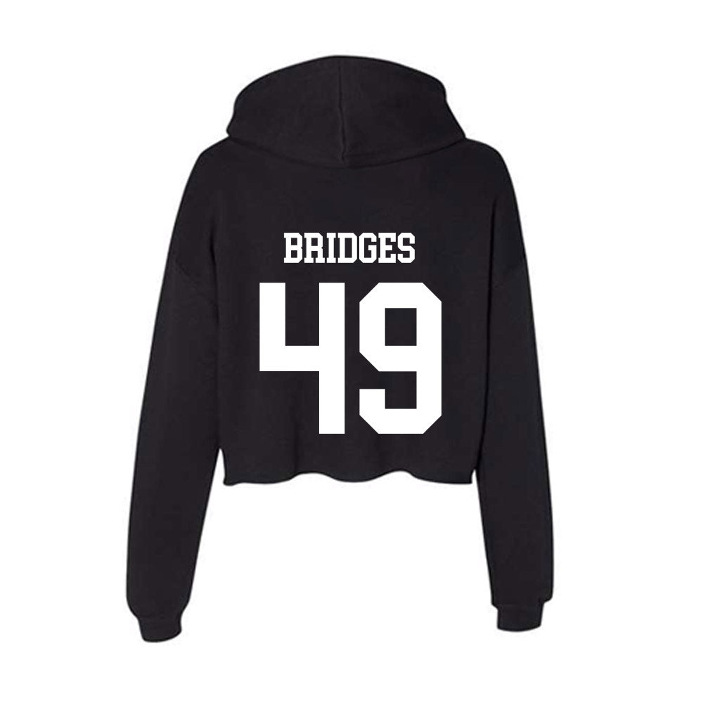 UAB - NCAA Football : Jacoby Bridges - Women's Crop Fleece Hoodie-1