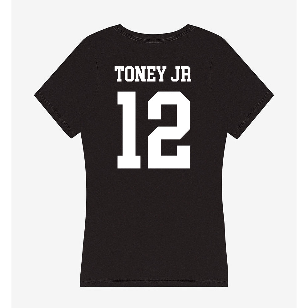 UAB - NCAA Men's Basketball : Tony Toney Jr - Women's V-Neck T-Shirt-1