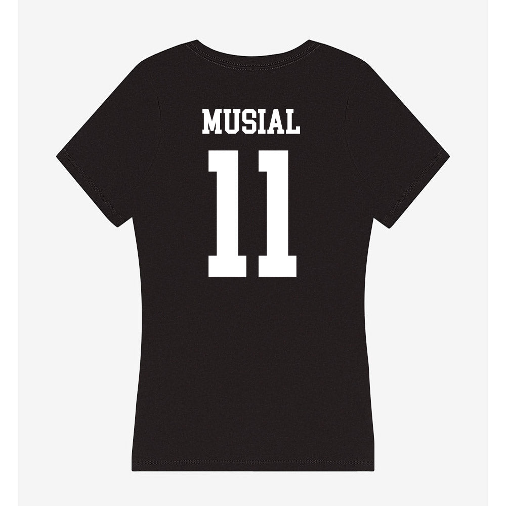 UAB - NCAA Women's Basketball : Peyton Musial - Women's V-Neck T-Shirt-1