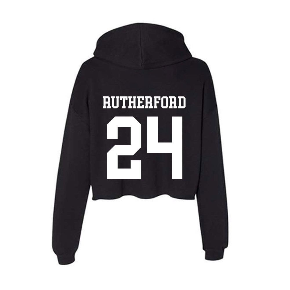 UCSD - NCAA Softball : Zoe Rutherford - Women's Crop Fleece Hoodie-1