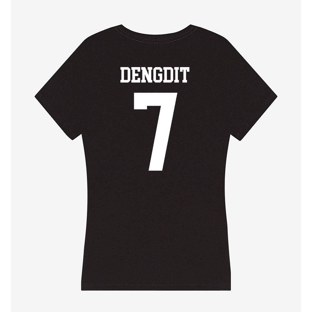 UCSD - NCAA Men's Basketball : Bol Dengdit - Women's V-Neck T-Shirt-1