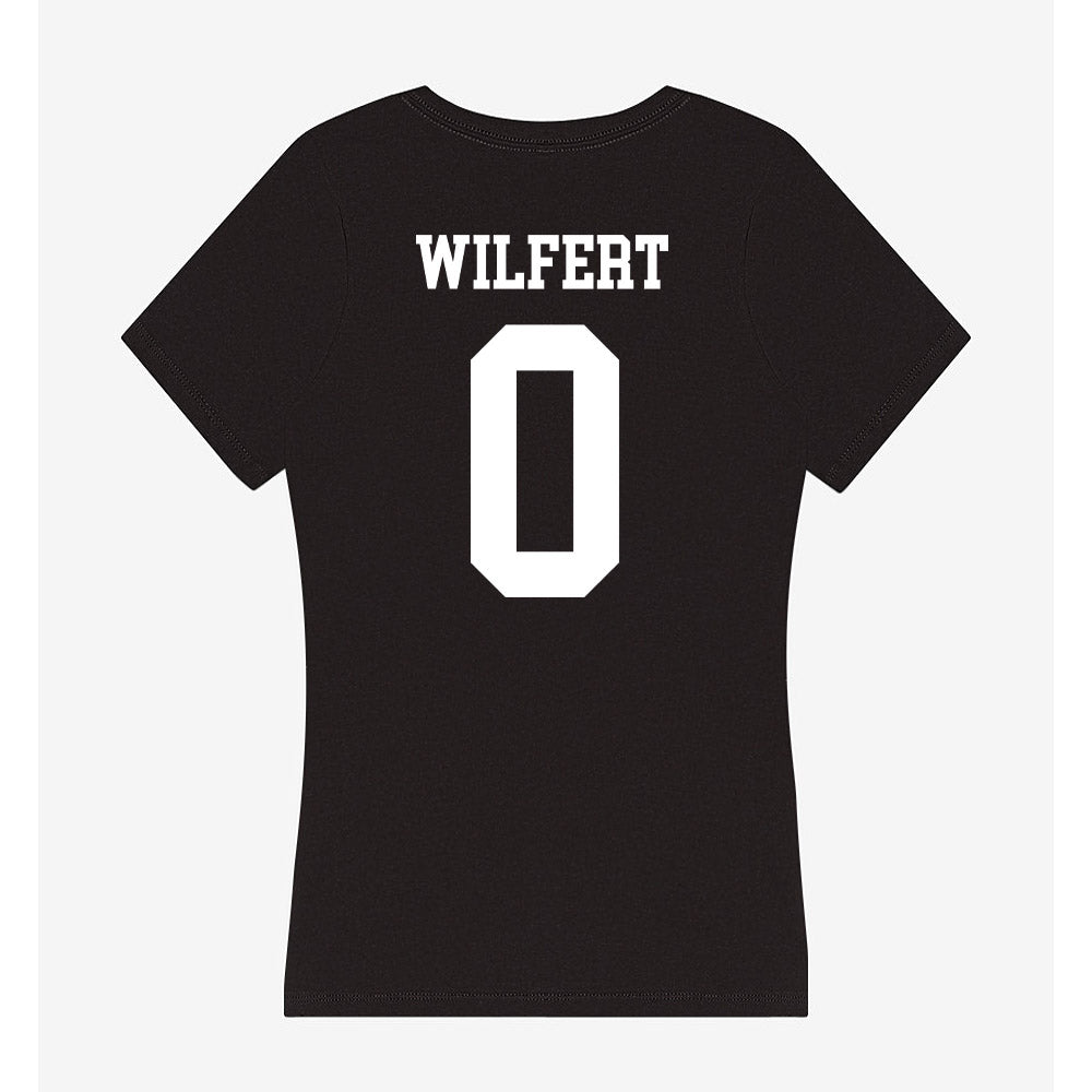 UCSD - NCAA Women's Soccer : Charlotte Wilfert - Women's V-Neck T-Shirt-1