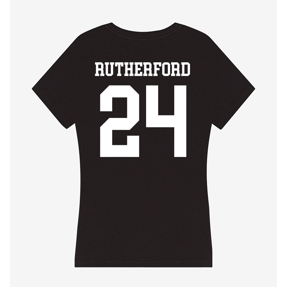 UCSD - NCAA Softball : Zoe Rutherford - Women's V-Neck T-Shirt-1