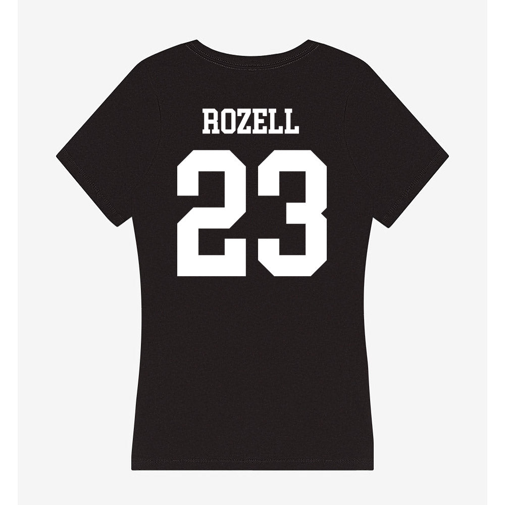 UCSD - NCAA Softball : Lauren Rozell - Women's V-Neck T-Shirt-1