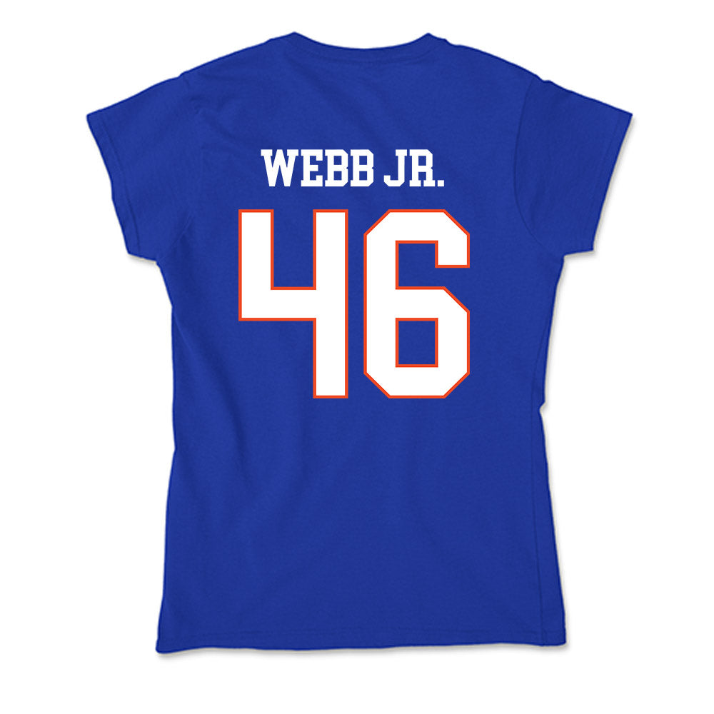Boise State - NCAA Football : Corey Webb Jr. - Soft Style Women’s T-Shirt-1